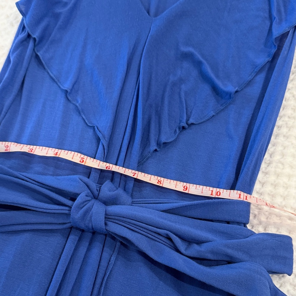BCBGMaxAzria Blue Ruffle Mini Dress - Picture 5 of 9